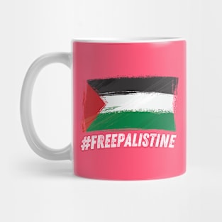 Free Palestine Flag Mug